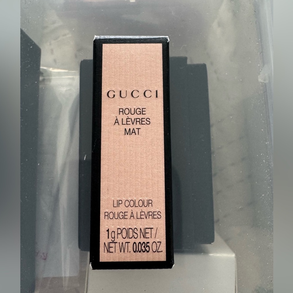 Gucci "They Met In Argentina" #208 Matte Lipstick Mini Travel Size New In Box